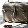 PARENCE.- Lot de 2 Étiquettes à Bagages avec Cache d’Adresse – Tag Valise en Plastique Durable | Sangles Réglables pour Sac à Do