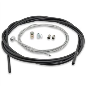 Easyboost Câble d'embrayage Ø2mm Universel 2 mètres avec Gaine et Serre-Câble pour Moto et Cross