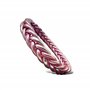 Yvelise Bracelet tressé femme - Jonc bouddhiste - Rose Brillant clair - 24