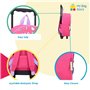 mybagstory - Sac à Dos à roulettes 3D Hello Kitty pour Fille – 3D – Rose - Enfant - Ecole - Maternelle - Garderie - Cartable Fil