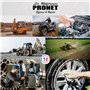 PRONET - Dégraissant industriel surpuissant - Nettoie et dégraisse efficacement toutes pièces mécaniques - Formule concentrée - 