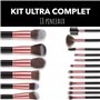 Pinceaux Maquillage - Kit de 18 Pinceaux [NOUVEAU - MARQUE FRANCAISE] - Ultra-Doux - Confort Optimal pour Votre Peau