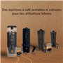 Handpresso - cafetière portable E-Presso+ 21710 | mini cafetiere electrique à batterie haute performance amovible/rechargeable U
