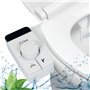 Bidet Toilette Japonaise WC Pulvérisateur Avec Jet d’Eau Intégré | Kit Complet Toilettes Japonais Sans Electricité | Abattant La