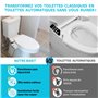 Bidet Toilette Japonaise WC Pulvérisateur Avec Jet d’Eau Intégré | Kit Complet Toilettes Japonais Sans Electricité | Abattant La