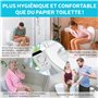 Bidet Toilette Japonaise WC Pulvérisateur Avec Jet d’Eau Intégré | Kit Complet Toilettes Japonais Sans Electricité | Abattant La
