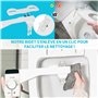 Bidet Toilette Japonaise WC Pulvérisateur Avec Jet d’Eau Intégré | Kit Complet Toilettes Japonais Sans Electricité | Abattant La