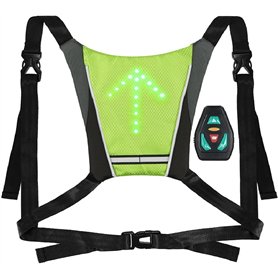 AMNN Gilet de Cyclisme à LED