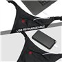 AMNN Gilet de Cyclisme à LED, Gilet réfléchissant à LED avec indicateur de Direction - Télécommande, Feux de Direction, Recharge