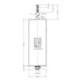 Condensateur moteur 50μF à câble