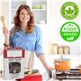 EVESONA Sac Sous Vide Alimentaire, 20x30 cm 100 Sac Gaufrés, Conservation, Congélation et Cuisson Sous Vide, sans BPA et LFGB, a