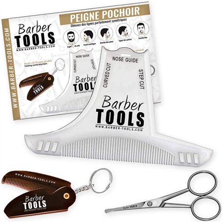 Kit de rasage de barbe | Accessoires pour barbe et moustache