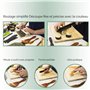 Kit Sushi et Maki - Set Complet pour Sushis ou Makis Maison - 9 Accessoires Haut-de-Gamme - Fabriqué en Bambou - Facile à Utilis