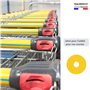 DISQUE STATIONNEMENT ZONE BLEUE avec Gratte Givre Pare Brise Voiture | Jauge de Profondeur de Pneu Auto | Jeton de Caddie | Disq