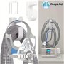 Kit Premium de Nettoyage CPAP RESPIRAID – Tuyau 19 mm inclus + brosses masques, brosses tuyau, velcros, crochets muraux, sac de 