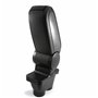 Accoudoir central Console centrale Boîte de rangement en cuir Noir Pour 208 2012-2019