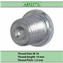 AERZETIX - C66240 - Vis-bouchon, carter d'huile M16 - compatible avec 016388, 016393, 222111, 93502063, 7703075210