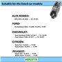 AERZETIX - C66395 - Culbuteur de distribution - côté de montage: côté d'admission, côté d'échappement - compatible avec numéros 