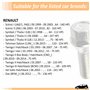 AERZETIX - C76921-2x Boulons de roue M12x1.5 - compatible avec numéros OE 40 22 298 10R, 82 00 025 716, 82 00 294 820, 82 00 473