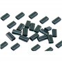 PRO Filstar Doubles manchons de pêche 25 x 5 mm, diamètre 0,6 mm – Double sertissage – Lot de manchons à sertir pour bas de lign