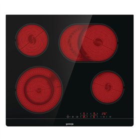 Gorenje ECT 643 BSC Plaque de cuisson électrique / 60 cm/double circuit/zone de rôtissage/TouchControl/Minuterie/Sans cadre/Sans