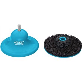 HAZET Jeu de meuleuses de moyeu de roue 4960F-160/2 I Jeu d'outils pour p. ex. visseuse à chocs I Nettoyage optimal des surfaces