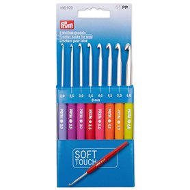 Prym 195970 Crochets pour laine jeu avec manche souple