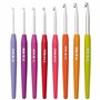 Prym 195970 Crochets pour laine jeu avec manche souple, 2-6mm