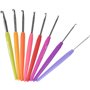 Prym 195970 Crochets pour laine jeu avec manche souple, 2-6mm