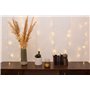 Idena 31856 - Rideau lumineux à 300 LED en blanc chaud, avec minuterie de 8 heures et transformateur, environ 3 x 3 m, pour l'in