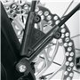 SKS GERMANY BLUEMELS STYLE Kit de protection anti-éclaboussures pour vélo 27,5" - 29" 75 mm - Noir - Avec adaptateur en V avec s