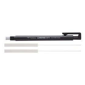 Tombow Mono Zero Gomme de précision rechargeable à pointe carrée 2