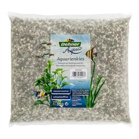 Dehner Aqua Gravier pour Aquarium Grain 4-6 mm 5 kg Mélange de Couleurs