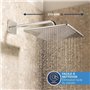 Ensemble de douche encastré - 1 jet - Mitigeur thermostatique - GROHE - 34881000 - Gris