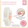 Bieco Oiseau anneau de dentition bébé en bois, 10 cm | A partir de 0 mois | Anneau de préhension bébé en bois avec perles en boi