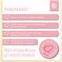 Bieco Oiseau anneau de dentition bébé en bois, 10 cm | A partir de 0 mois | Anneau de préhension bébé en bois avec perles en boi
