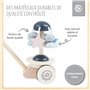 Bieco Jouet Coulissant en Bois avec carrousel étoilé | Animaux coulissants à partir de 1 an Étoiles Animal Coulissant en Bois po