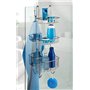 3 paniers de douche en acier inox