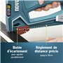 NOVUS TOOLS Agrafeuse manuelle J-51 Kit avec 1200 agrafes │ Agrafeuse et cloueuse professionnelles en aluminium pour agrafes en 
