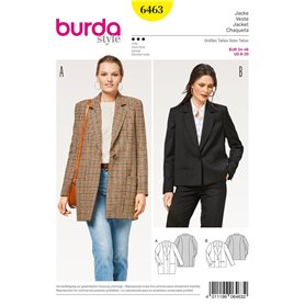 Burda Patron 6463 Veste