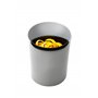 HAN Lot de 5 bacs à déchets - Volume : 2,0 l - En plastique spécial ignifuge - Ignifuge de qualité supérieure - Pour les corbeil