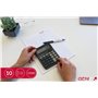 Genie – 840 DR – Calculatrice de bureau – Affichage à 10 chiffres – Double alimentation (solaire et piles) Genie 840 DB. bleu fo