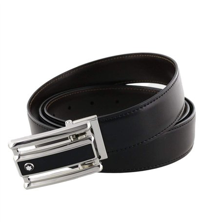 Montblanc Ejecutivo Reversible Cortado A La Medida-Cinturón