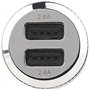 revolt Chargeur Allume-Cigare 12/24 V 2 Ports USB 2,1A