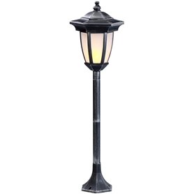 Lunartec Lanterne solaire sur pied 24 LED effet flamme