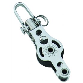 Sprenger Poulie à billes MICRO XS avec ringot et émerillon 360° pour cordage 6 mm
