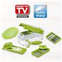 Genius Nicer Dicer Smart (10 pièces) Coupe-légumes à oignons Mandoline Trancheuse à légumes Trancheuse à fruits - Trancheuse à l
