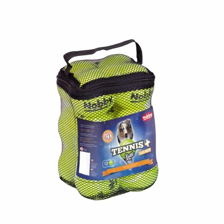 Nobby Lot de 12 balles de Tennis avec couineur - Taille XS 4