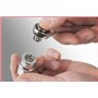 KS TOOLS 503.4266 Coffret clé mixte à cliquet CHROMEplus 16p.8-9-10-11-12-13-14-15-16-17-18-19 mm Argent