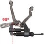 KS Tools - 670.0075 - Jeu d'extracteurs de vis de blocage avec vis hydraulique